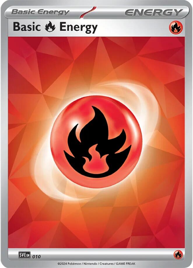 Basic Fire Energy (010)(Holo) [Scarlet & Violet: Stellar Crown] | Exor Games Summserside