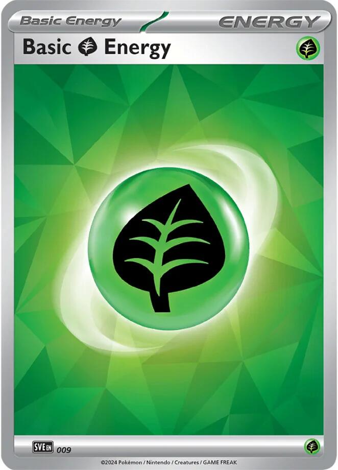 Basic Grass Energy (009)(Holo) [Scarlet & Violet: Stellar Crown] | Exor Games Summserside