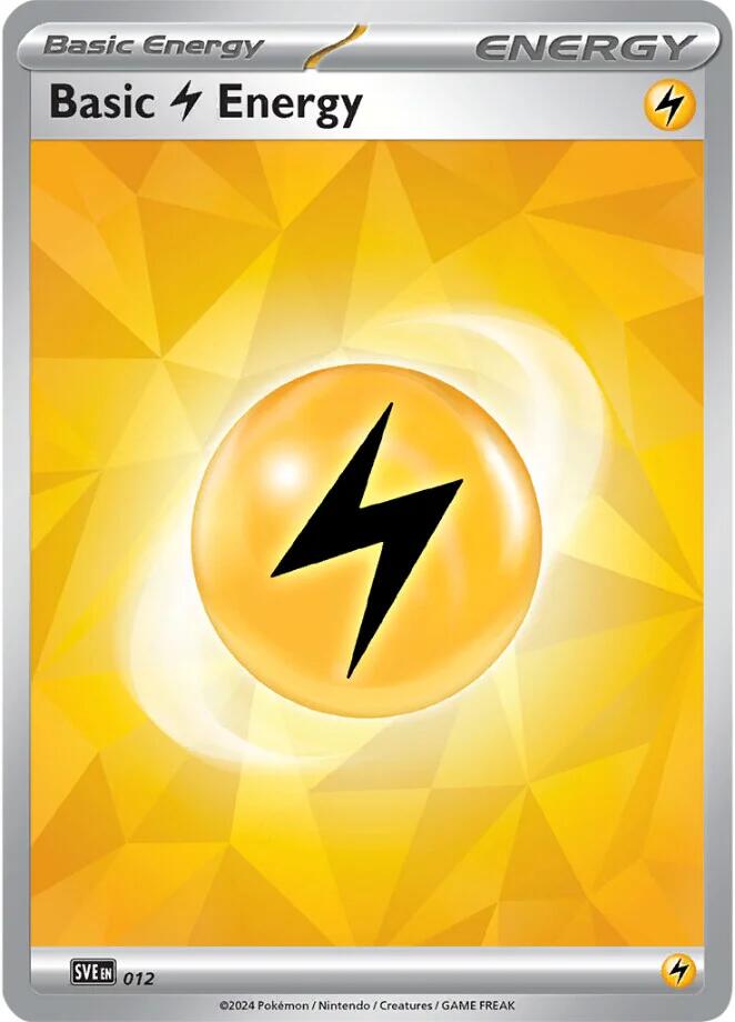 Basic Lightning Energy (012)(Holo) [Scarlet & Violet: Stellar Crown] | Exor Games Summserside