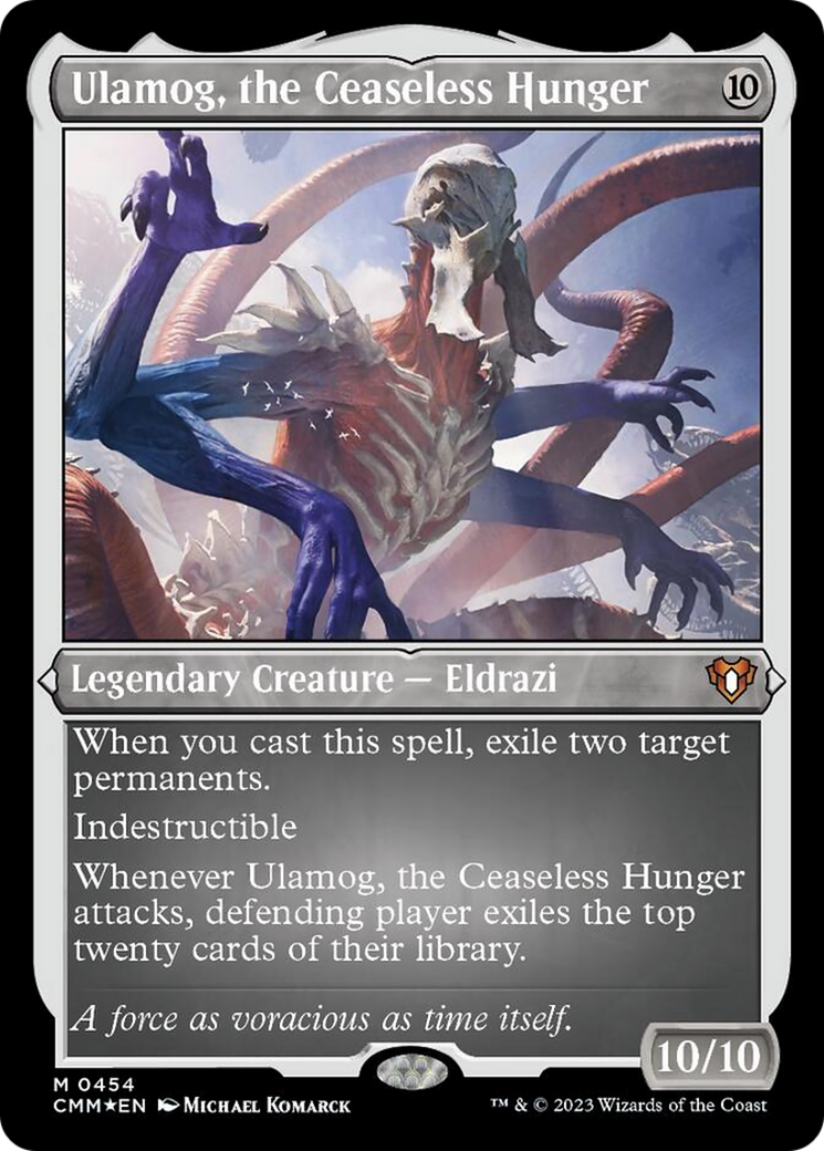 Ulamog, the Ceaseless Hunger (Foil Etched) [Commander Masters] | Exor Games Summserside