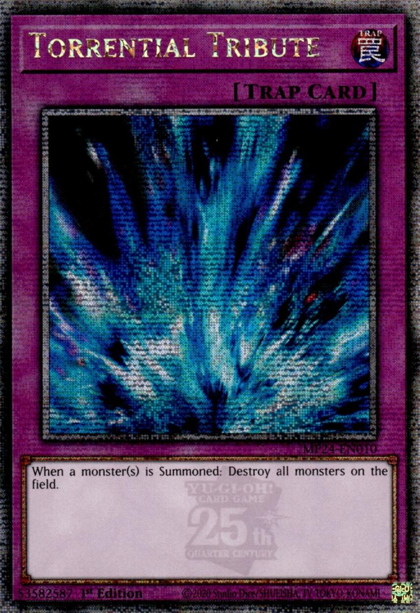 Torrential Tribute [MP24-EN010] Quarter Century Secret Rare | Exor Games Summserside