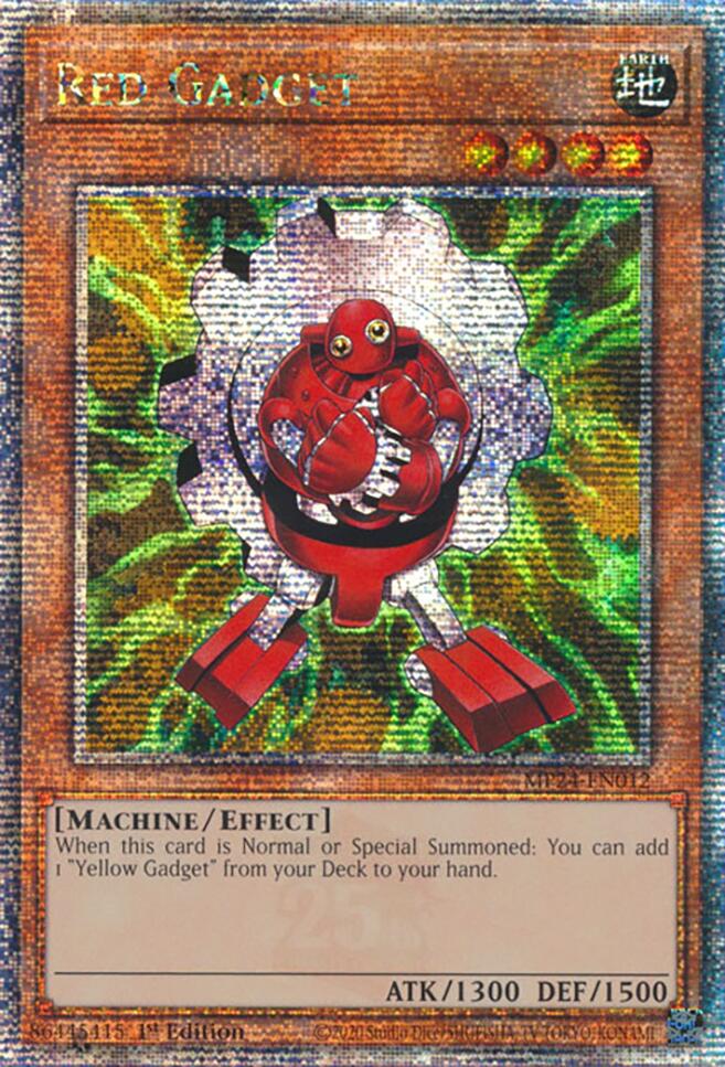 Red Gadget [MP24-EN012] Quarter Century Secret Rare | Exor Games Summserside