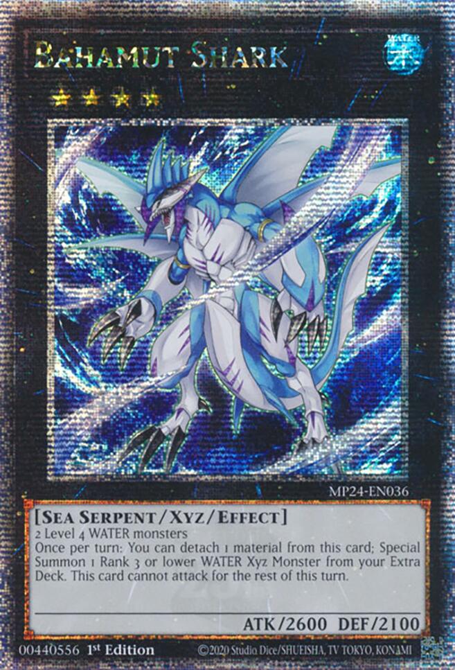 Bahamut Shark [MP24-EN036] Quarter Century Secret Rare | Exor Games Summserside