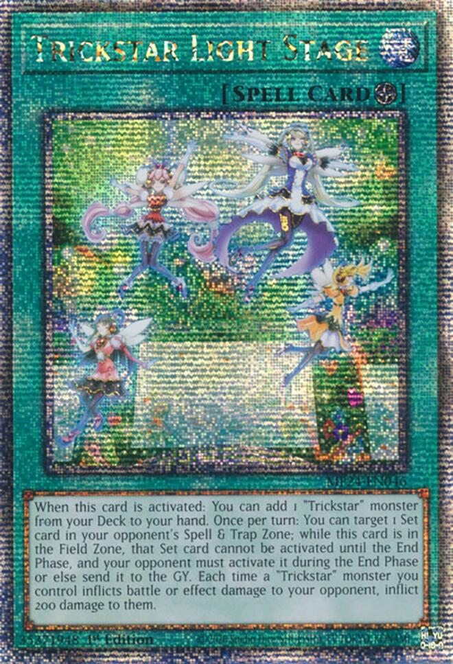 Trickstar Light Stage [MP24-EN046] Quarter Century Secret Rare | Exor Games Summserside