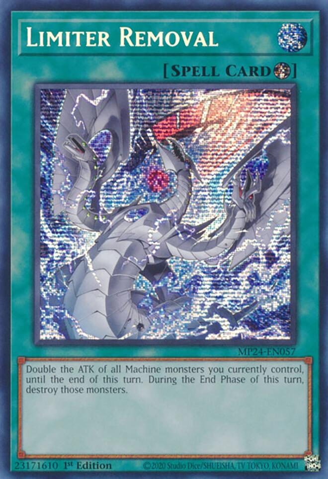 Limiter Removal (Alternate Art) [MP24-EN057] Prismatic Secret Rare | Exor Games Summserside