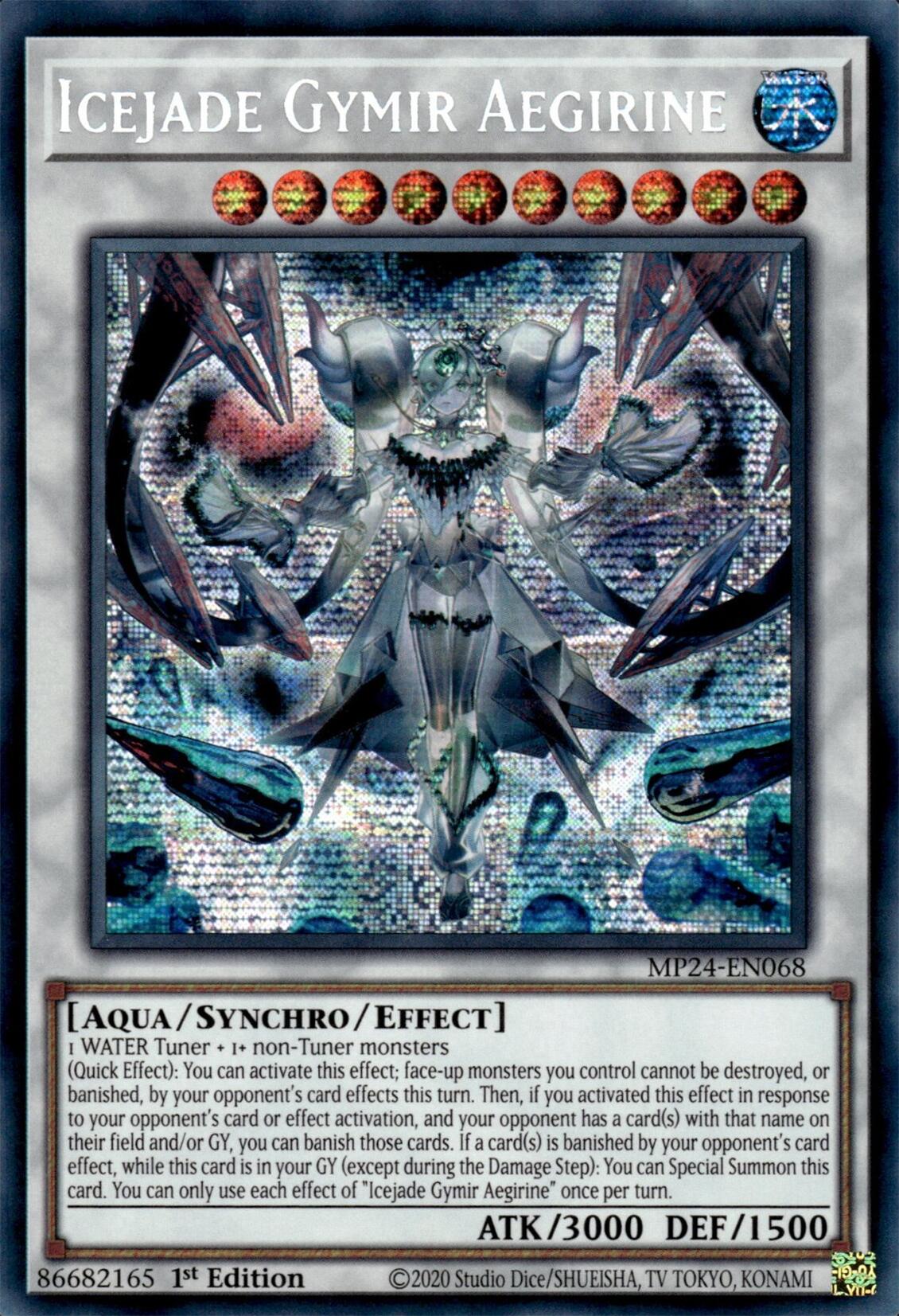 Icejade Gymir Aegirine [MP24-EN068] Prismatic Secret Rare | Exor Games Summserside