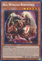 Big-Winged Berfomet [MP24-EN092] Prismatic Secret Rare | Exor Games Summserside