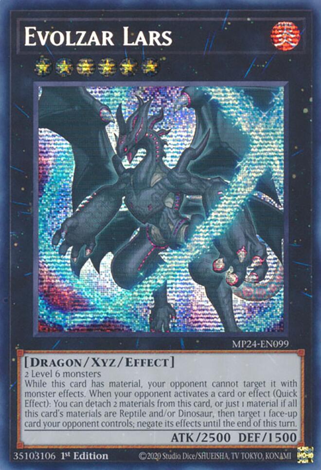 Evolzar Lars [MP24-EN099] Prismatic Secret Rare | Exor Games Summserside