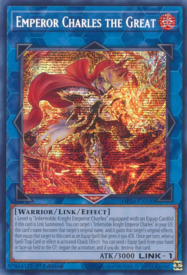 Emperor Charles the Great [MP24-EN100] Prismatic Secret Rare | Exor Games Summserside