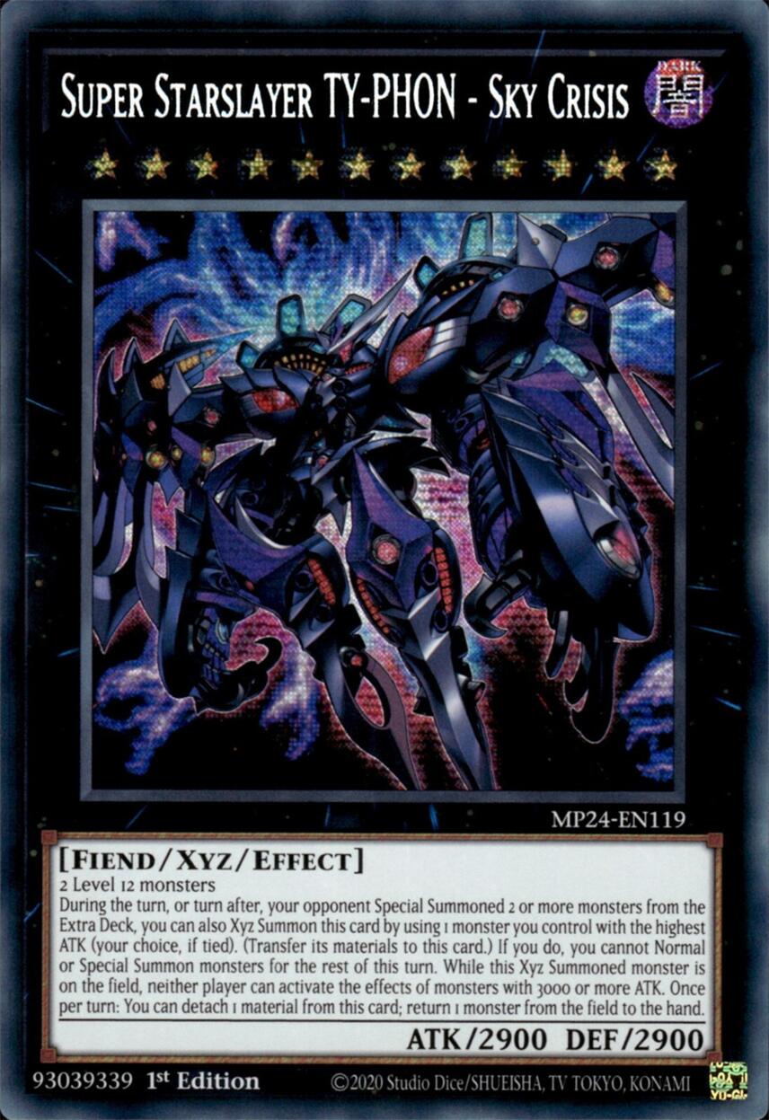 Super Starslayer TY-PHON - Sky Crisis [MP24-EN119] Prismatic Secret Rare | Exor Games Summserside