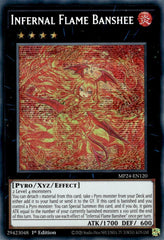 Infernal Flame Banshee [MP24-EN120] Prismatic Secret Rare | Exor Games Summserside