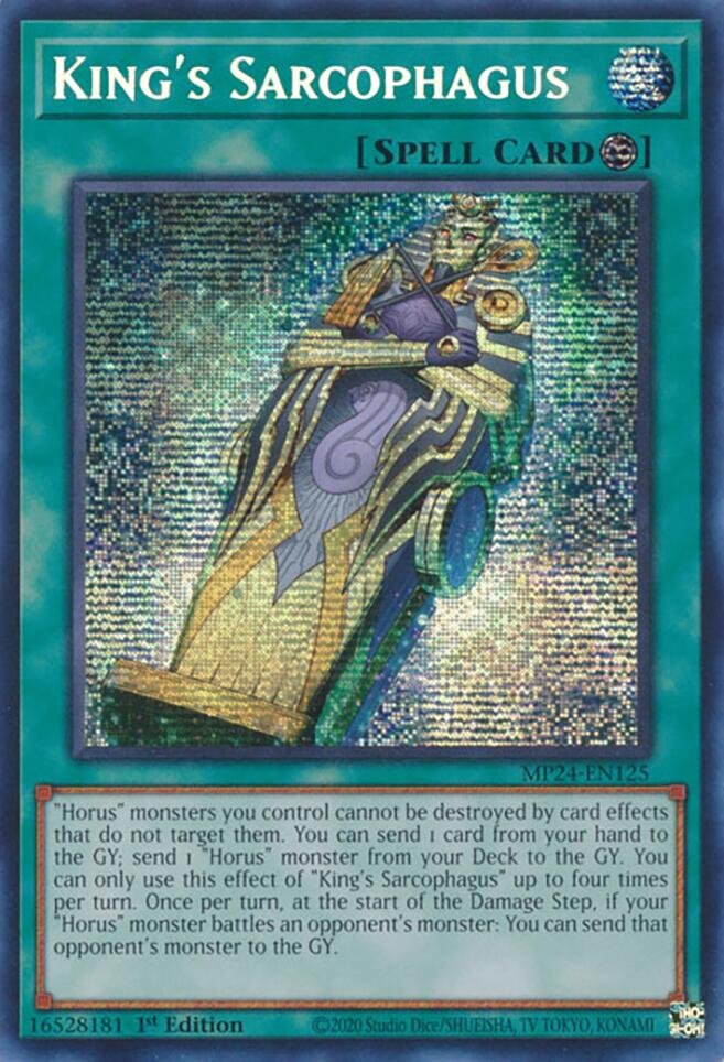 King's Sarcophagus [MP24-EN125] Prismatic Secret Rare | Exor Games Summserside