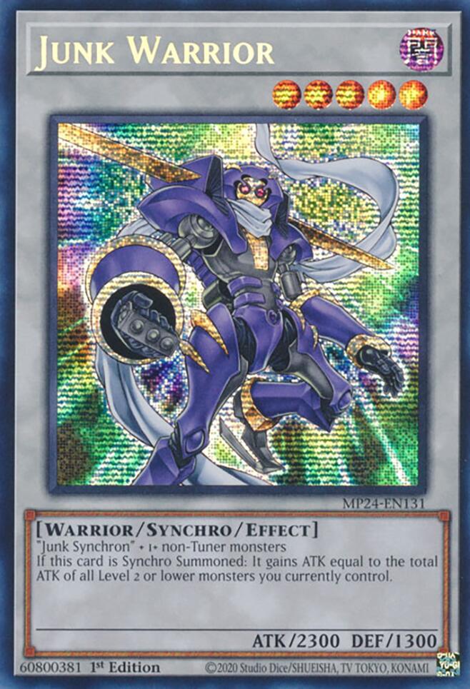 Junk Warrior [MP24-EN131] Prismatic Secret Rare | Exor Games Summserside