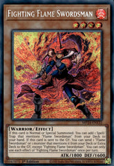 Fighting Flame Swordsman [MP24-EN132] Prismatic Secret Rare | Exor Games Summserside