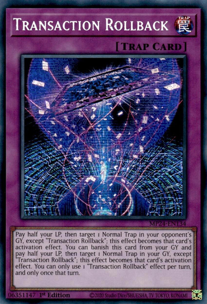 Transaction Rollback [MP24-EN134] Prismatic Secret Rare | Exor Games Summserside