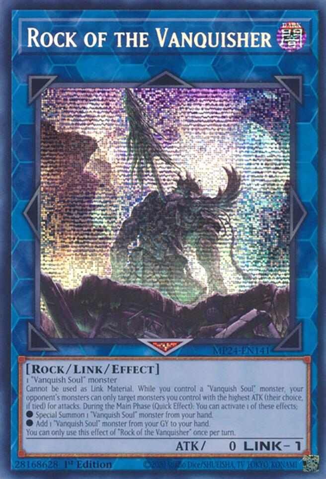 Rock of the Vanquisher [MP24-EN141] Prismatic Secret Rare | Exor Games Summserside