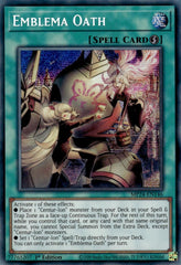 Emblema Oath [MP24-EN146] Prismatic Secret Rare | Exor Games Summserside