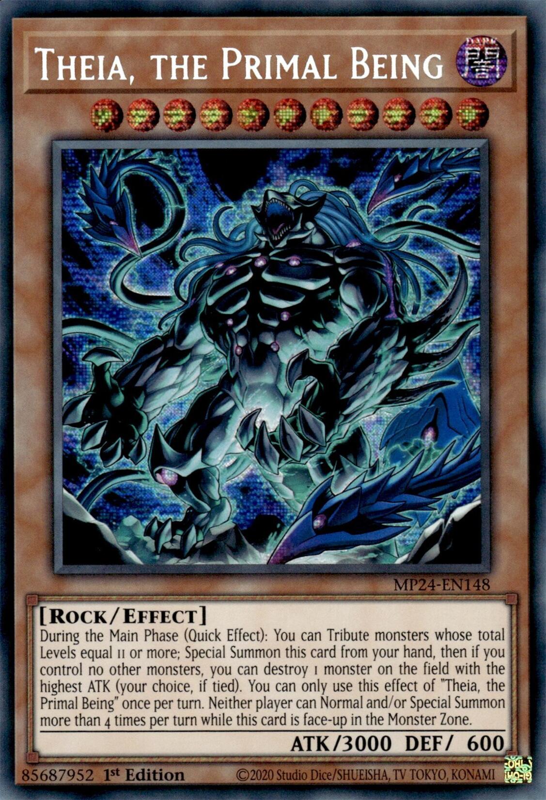 Theia, the Primal Being [MP24-EN148] Prismatic Secret Rare | Exor Games Summserside