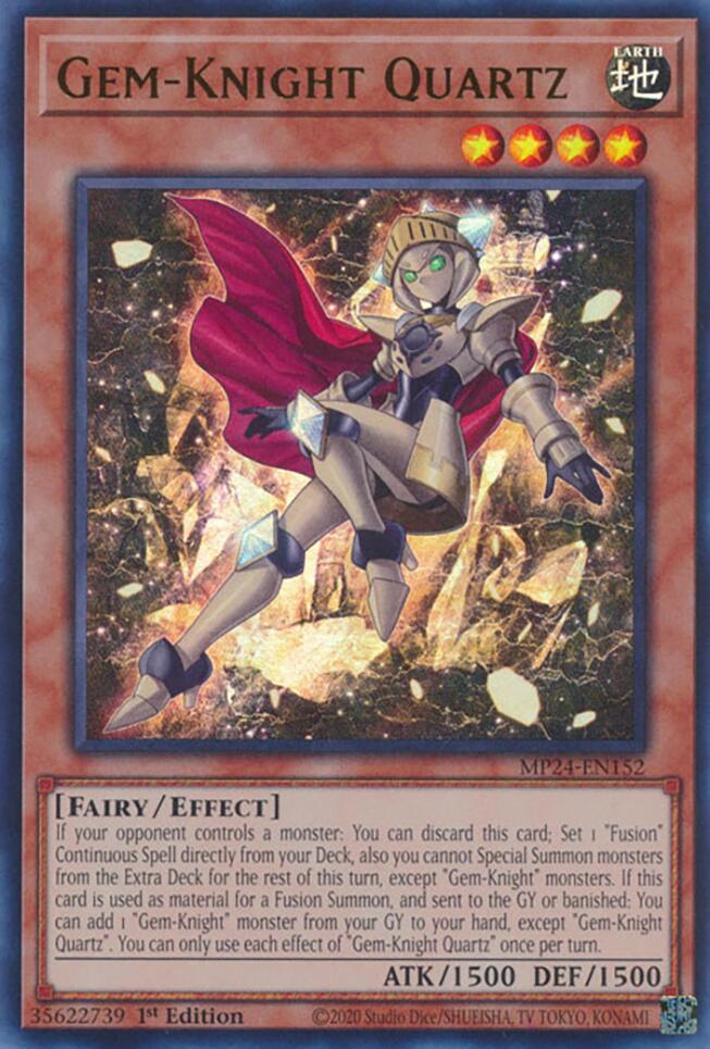 Gem-Knight Quartz [MP24-EN152] Ultra Rare | Exor Games Summserside
