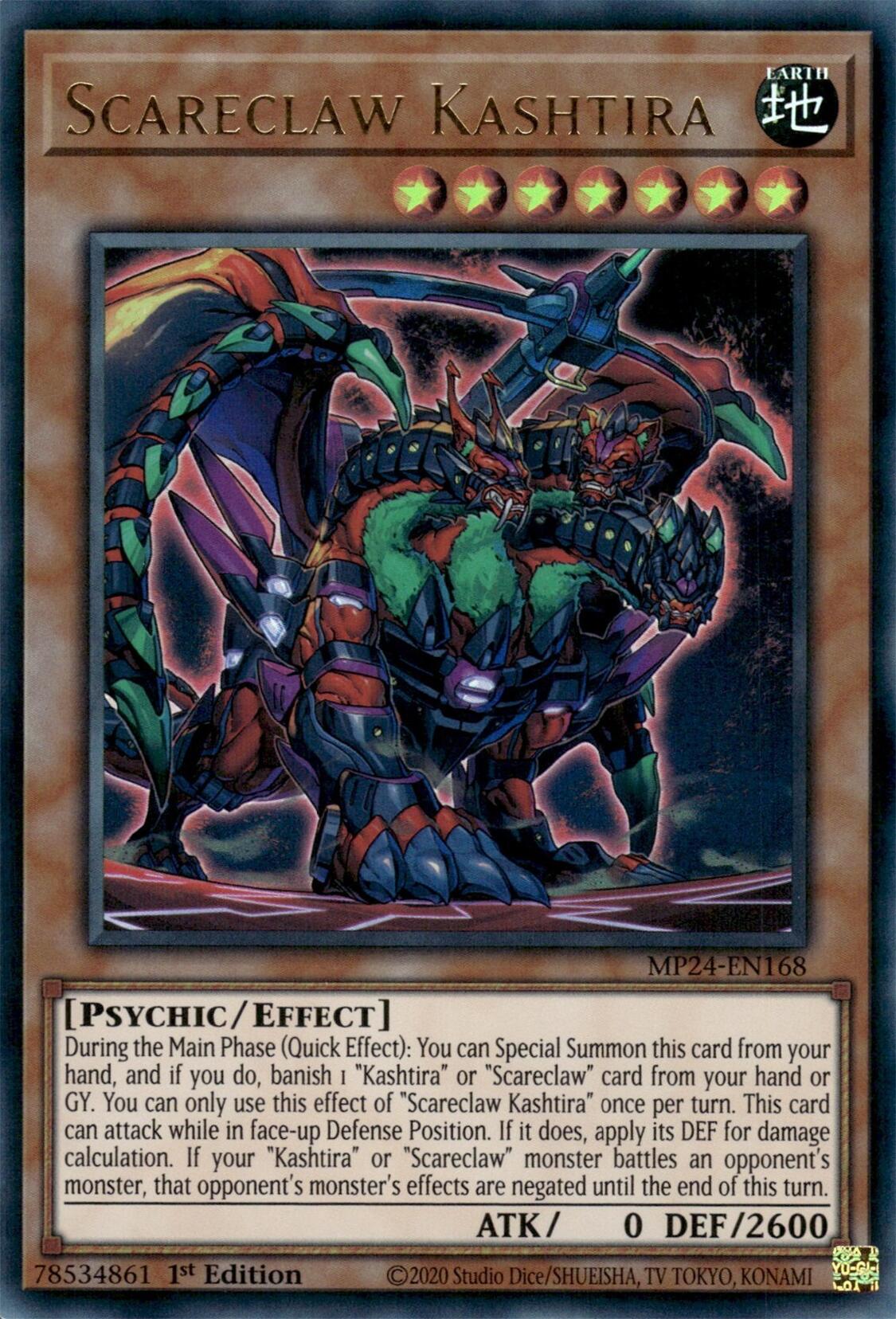 Scareclaw Kashtira [MP24-EN168] Ultra Rare | Exor Games Summserside