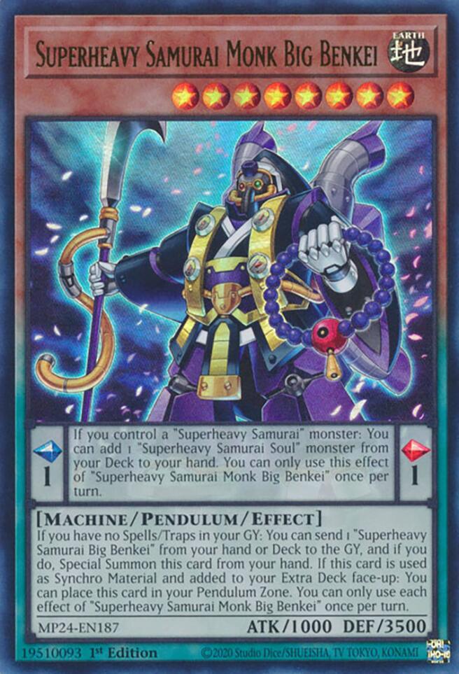 Superheavy Samurai Monk Big Benkei [MP24-EN187] Ultra Rare | Exor Games Summserside