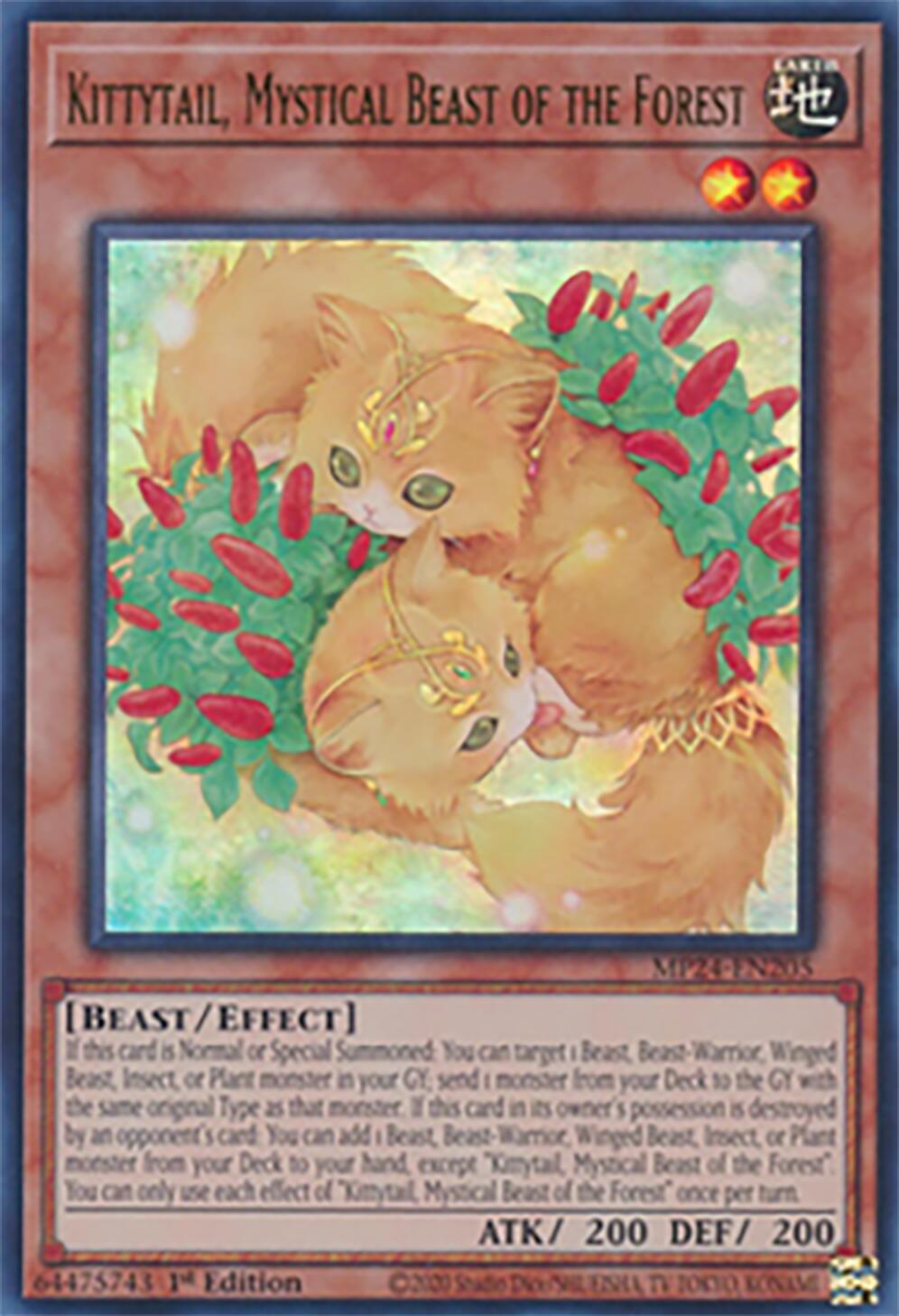 Kittytail, Mystical Beast of the Forest [MP24-EN205] Ultra Rare | Exor Games Summserside