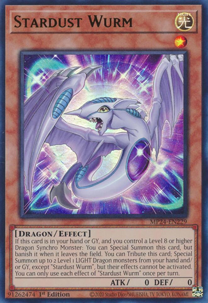 Stardust Wurm [MP24-EN229] Ultra Rare | Exor Games Summserside