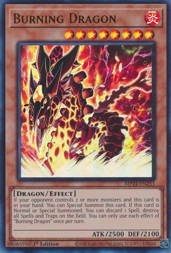 Burning Dragon [MP24-EN251] Ultra Rare | Exor Games Summserside