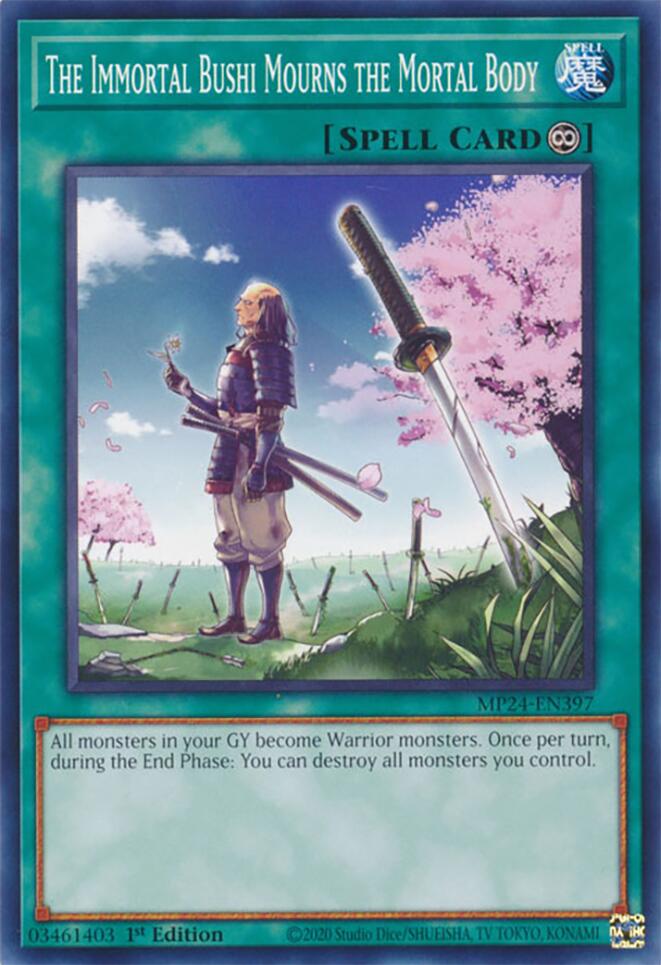 The Immortal Bushi Mourns the Mortal Body [MP24-EN397] Common | Exor Games Summserside