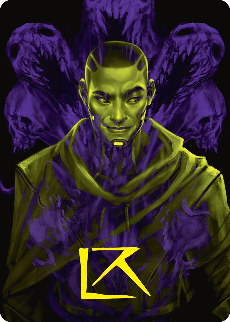 Kaito, Bane of Nightmares Art Card (Gold-Stamped Signature) [Duskmourn: House of Horror Art Series] | Exor Games Summserside