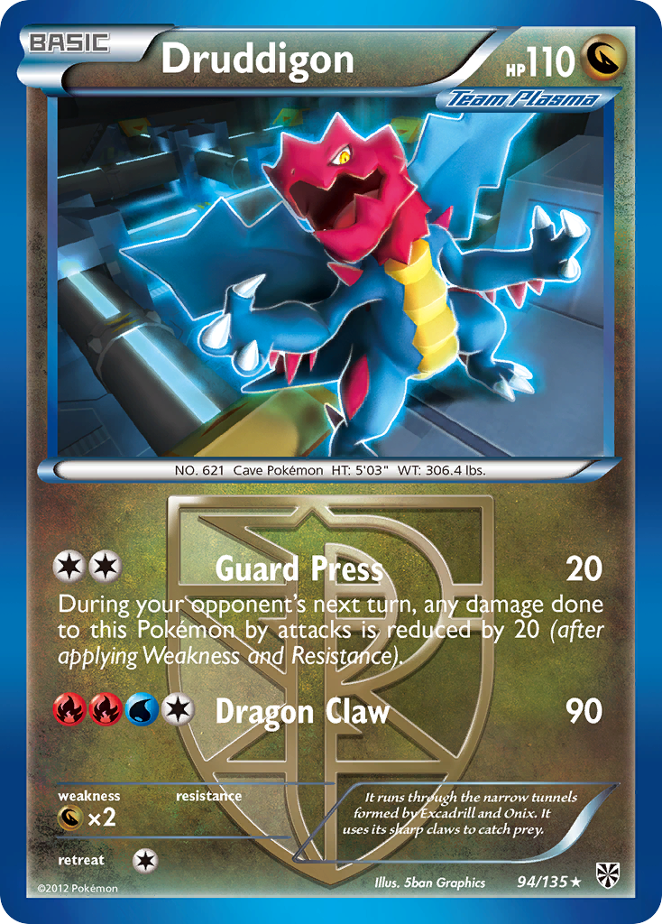 Druddigon (94/135) [Black & White: Plasma Storm] | Exor Games Summserside