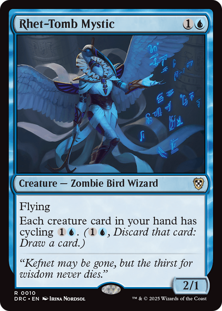 Rhet-Tomb Mystic [Aetherdrift Commander] | Exor Games Summserside
