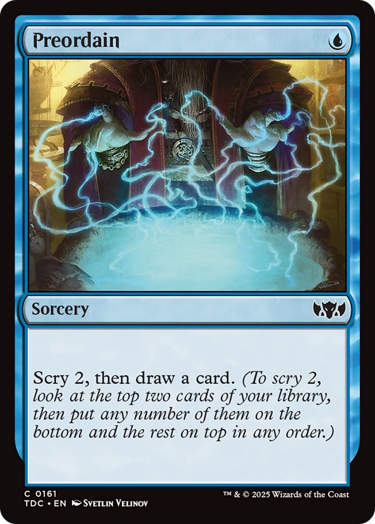 Preordain [Tarkir: Dragonstorm Commander] | Exor Games Summserside