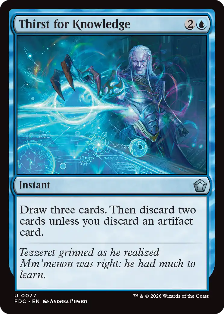 Thirst for Knowledge [Foundations Commander] | Exor Games Summserside