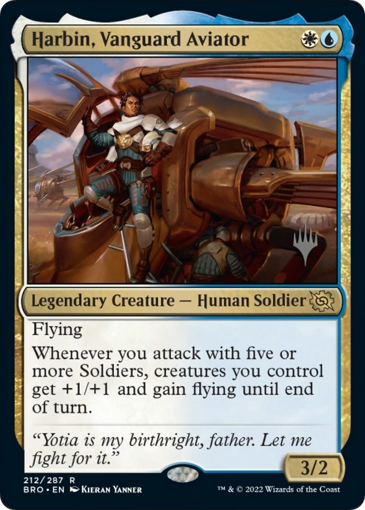 Harbin, Vanguard Aviator (Promo Pack) [The Brothers' War Promos] | Exor Games Summserside