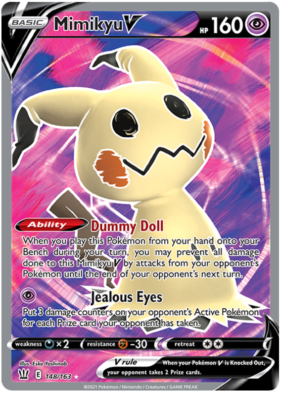 Mimikyu V (148/163) [Sword & Shield: Battle Styles] | Exor Games Summserside