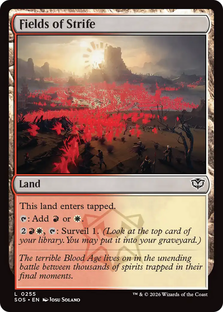 Fields of Strife [Secrets of Strixhaven] | Exor Games Summserside