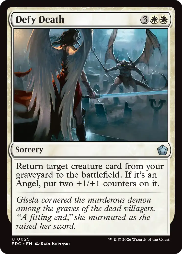 Defy Death [Foundations Commander] | Exor Games Summserside
