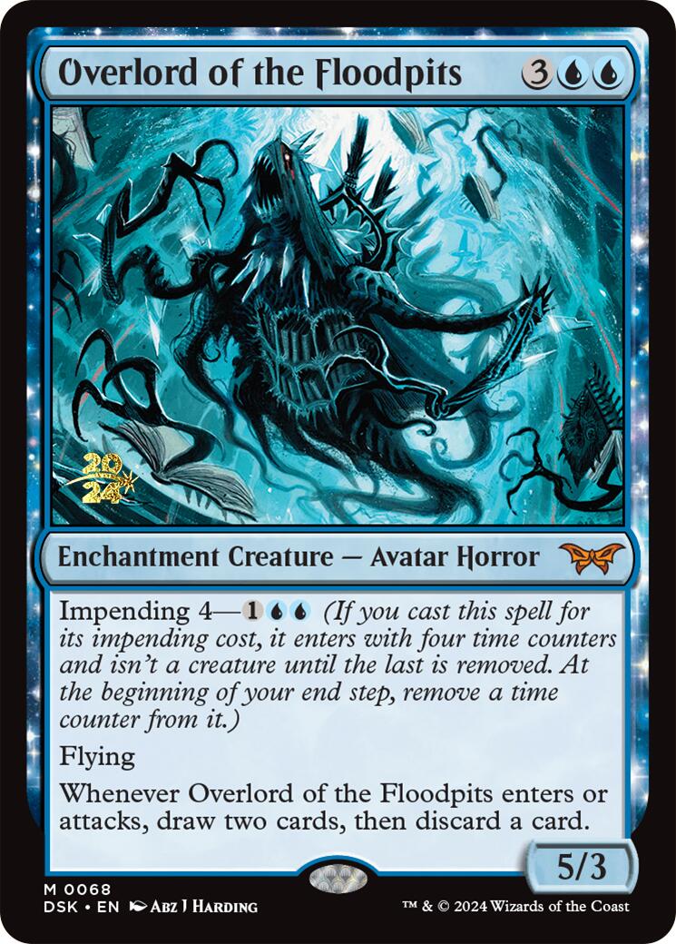 Overlord of the Floodpits [Duskmourn: House of Horror Prerelease Promos] | Exor Games Summserside