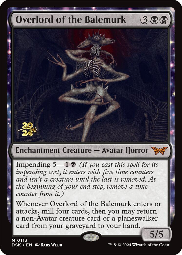 Overlord of the Balemurk [Duskmourn: House of Horror Prerelease Promos] | Exor Games Summserside