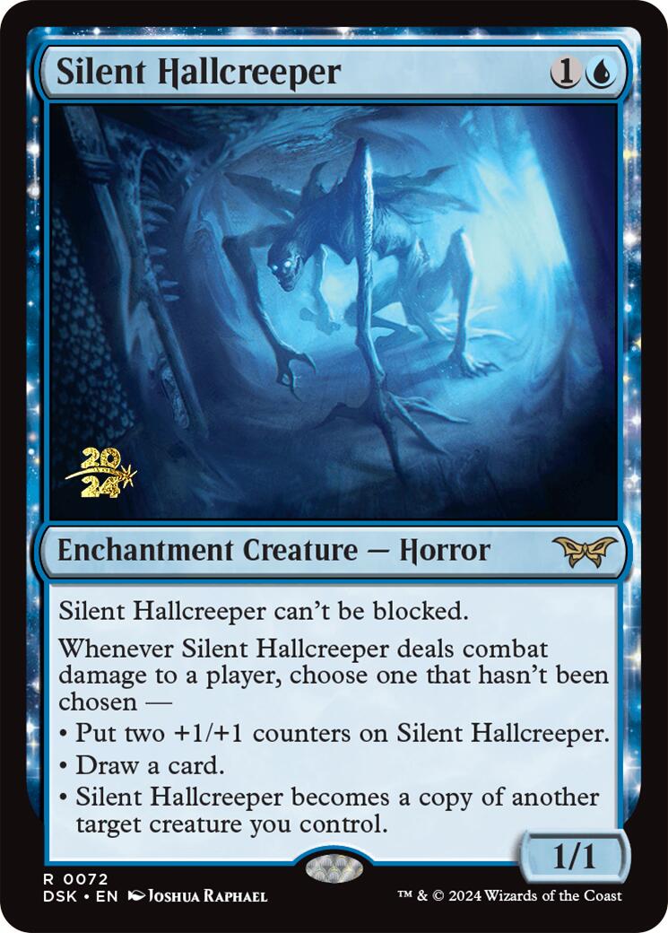 Silent Hallcreeper [Duskmourn: House of Horror Prerelease Promos] | Exor Games Summserside