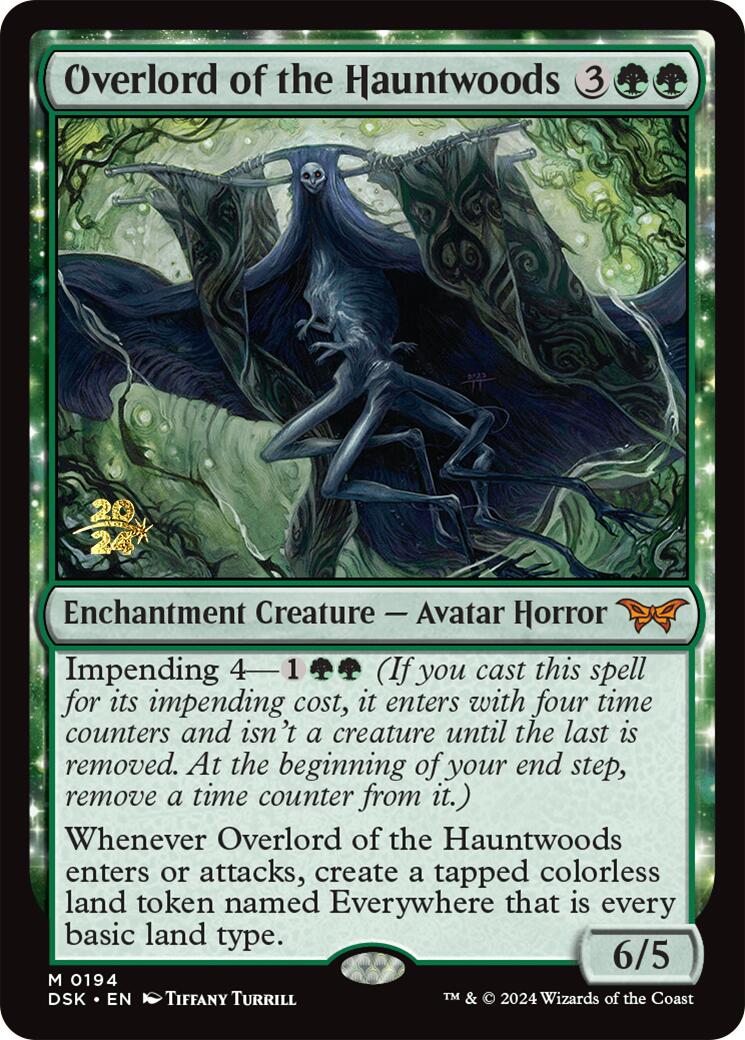 Overlord of the Hauntwoods [Duskmourn: House of Horror Prerelease Promos] | Exor Games Summserside