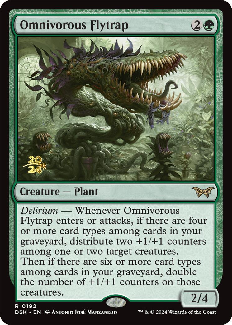 Omnivorous Flytrap [Duskmourn: House of Horror Prerelease Promos] | Exor Games Summserside