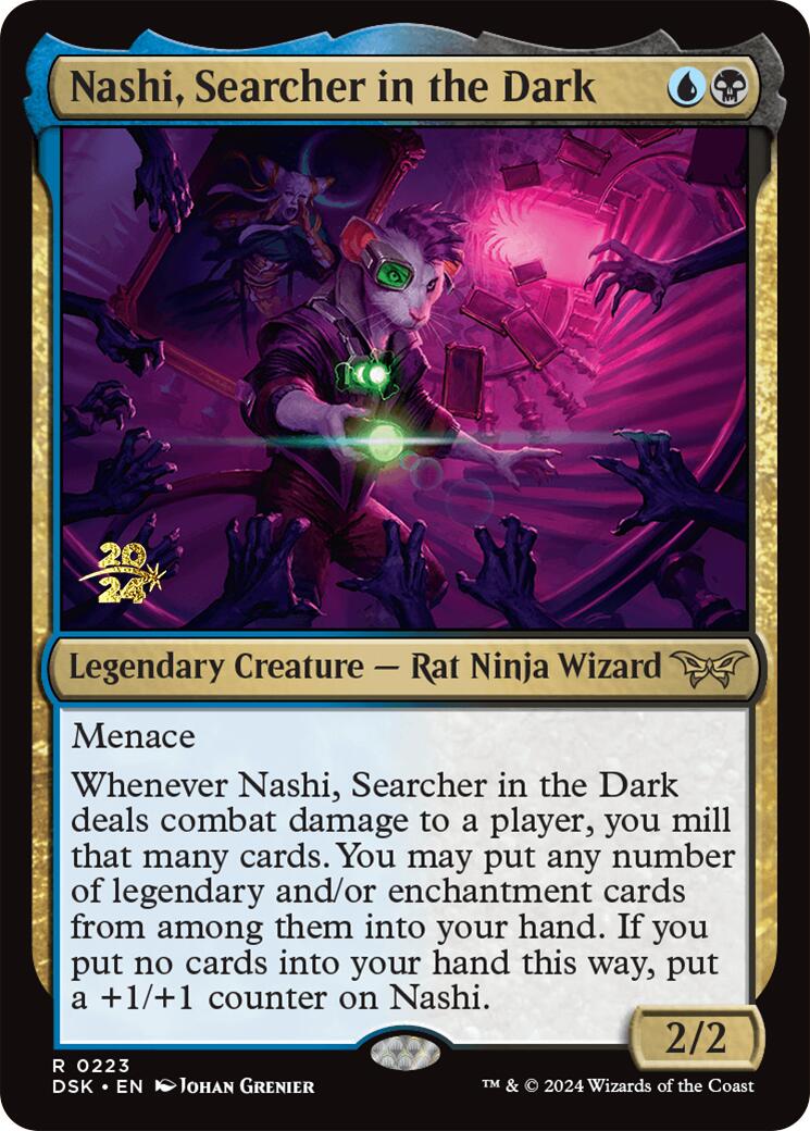 Nashi, Searcher in the Dark [Duskmourn: House of Horror Prerelease Promos] | Exor Games Summserside