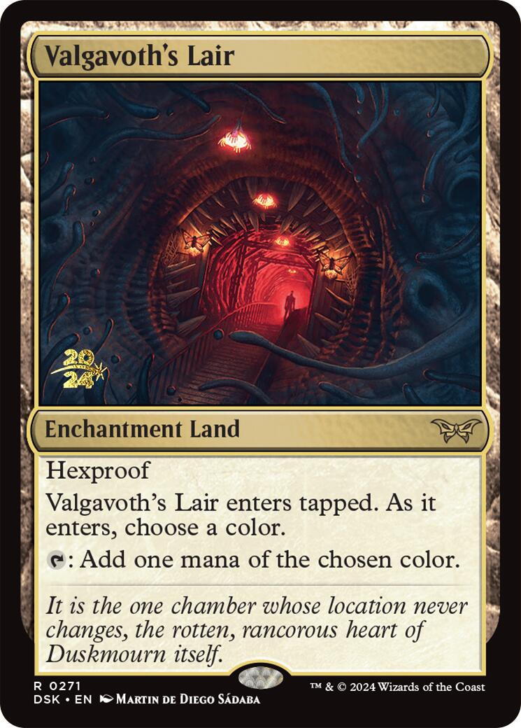 Valgavoth's Lair [Duskmourn: House of Horror Prerelease Promos] | Exor Games Summserside