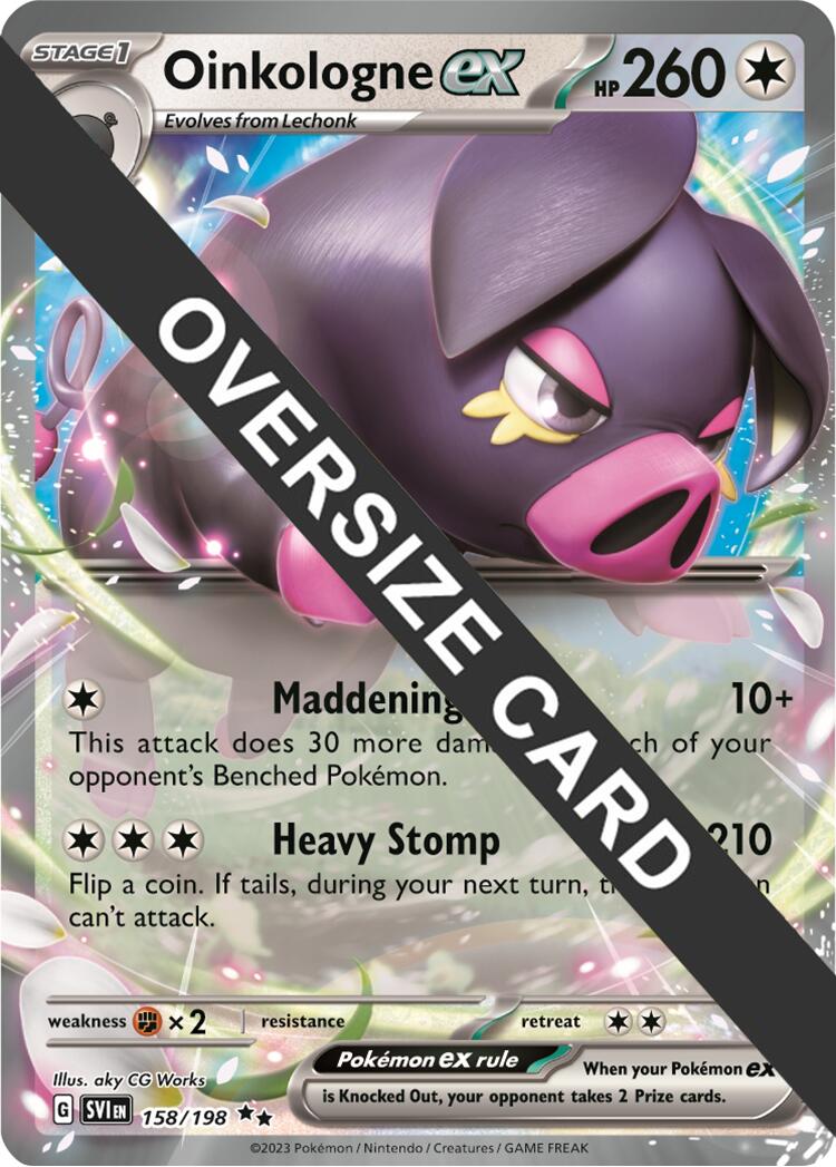 Oinkologne ex (158/198) (Jumbo Card) [Scarlet & Violet: Black Star Promos] | Exor Games Summserside