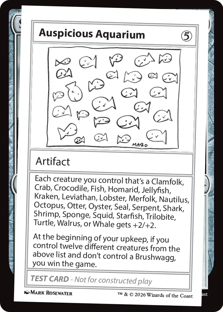 Auspicious Aquarium [Mystery Booster Playtest Cards] | Exor Games Summserside