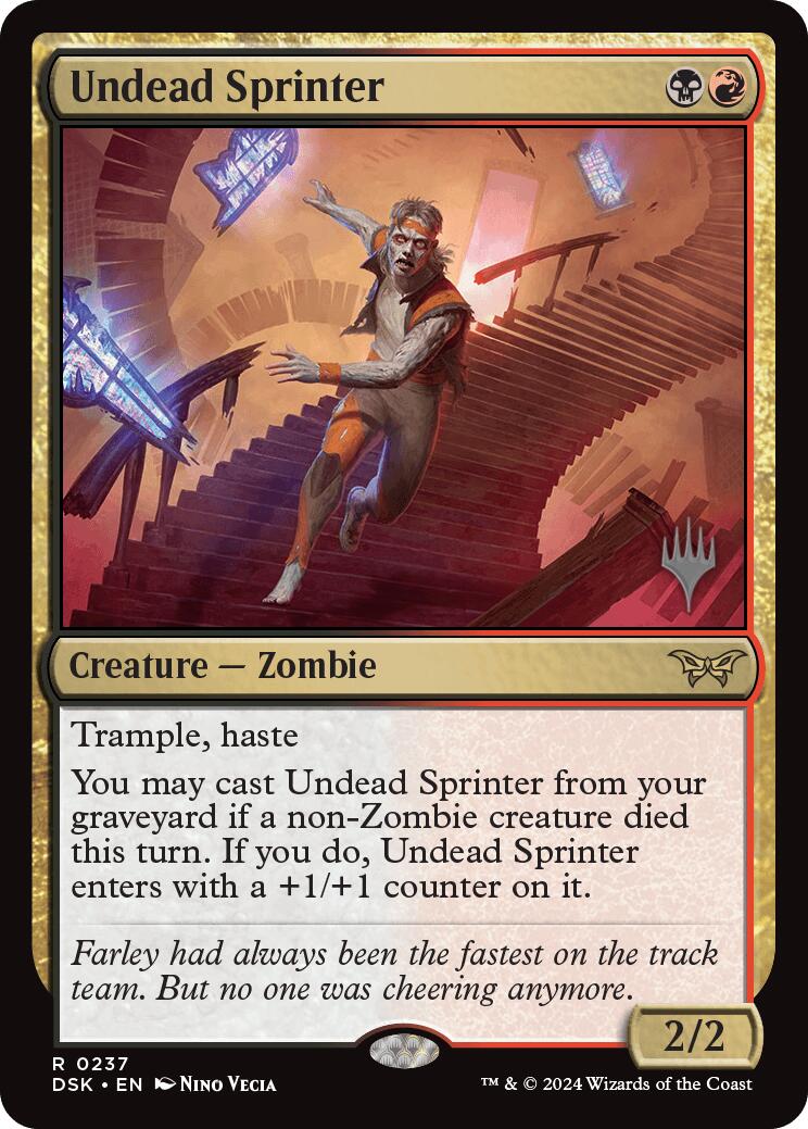 Undead Sprinter [Duskmourn: House of Horror Promos] | Exor Games Summserside