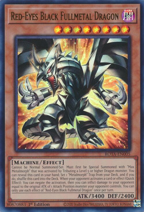 Red-Eyes Black Fullmetal Dragon [ROTA-EN005] Ultra Rare | Exor Games Summserside