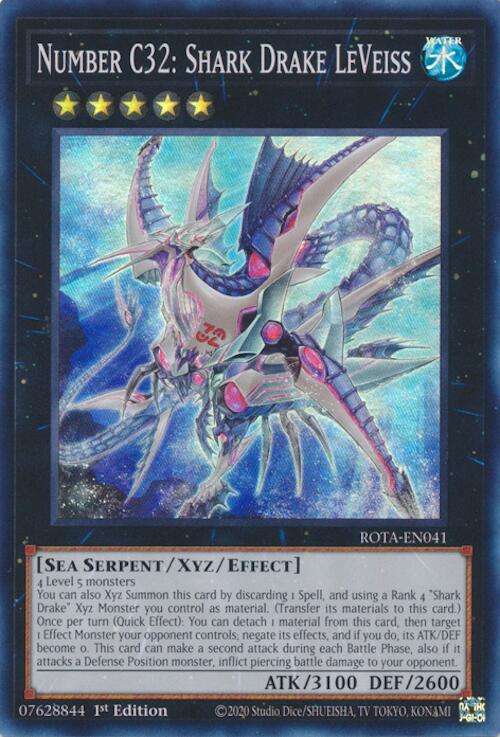 Number C32: Shark Drake LeVeiss [ROTA-EN041] Super Rare | Exor Games Summserside